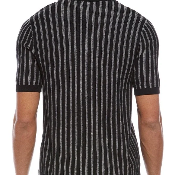 Todd Snyder Vertical Stripe Bungalow Polo Shirt